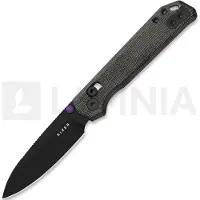 Kizer Cutlery Begleiter 2.9 BD1N fällkniv, Black Norplex Ultrex, Black PVD