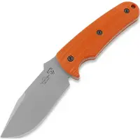 Puppy K&T Mini Tactical Puppy kniv, Orange handle, Plain edge