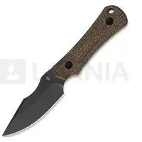 Kizer Cutlery Bone 3V kniv, Brown Norplex Ultrex, Matte DLC Ultra