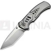We Knife Zentron WE24094-2 Satin Böhler M390, Gray Titanium, pocket knife