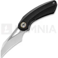 Bestech Bihai Stonewashed Satin, Black G10 BG53A-1 pocket knife, Ostap Hel design