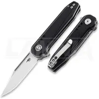 Bestech Syntax - Satin + Stonewash - G10 fällkniv, svart
