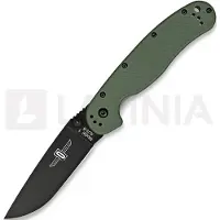 Ontario RAT-1 fällkniv, grön/svart