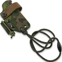 Peltonen Knives M05 Camo Kydex Sheath for M23 Ranger Cub slida, Brown, FS