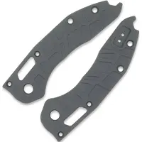 Lex Custom International Microtech Stitch Kinetic Slate V2 handle scales