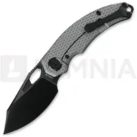 Kunwu Knives Lefty ComPadre - DLC - Titanium fällkniv, Diamond Texture