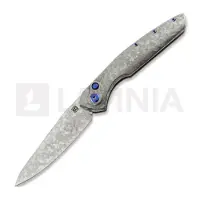 Olamic cutlery Aura Auto fällkniv, Frosty with Fedokume Clip