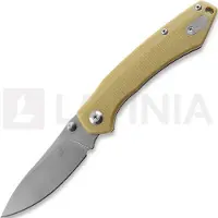 Twisted Assisted Twisted Atlas Slipjoint fällkniv, Natural Micarta, Stonewash