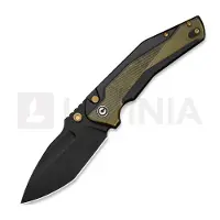 CIVIVI Wellmax fällkniv, Black Aluminum & Polished Ultem, Black Stonewash