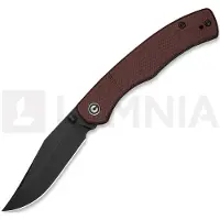 CIVIVI Clingman, Burgundy G-10, Black Stonewash