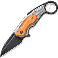 We Knife Yardbird Button Lock Orange