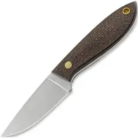 Brisa Bobtail 80 kniv, bison micarta, flat, kydex