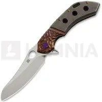 Olamic cutlery Wayfarer 247 S90V Mouflon fällkniv, Stonewash Ti & Molten