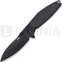 CRKT Ibis 2561 Blackwashed S35VN, Black Stonewashed Titanium, pocket knife, Lucas Burnley design