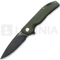 Bestech Bison G10 fällkniv, green/black