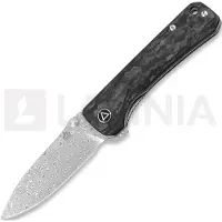 QSP Knife Hawk fällkniv, shredded carbon fiber