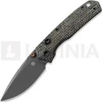 Vosteed Psyop 299 - Destroyer Gray - Norplex UltreX Micarta fällkniv, svart