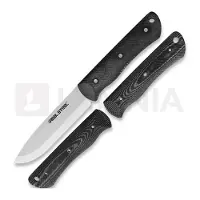 RealSteel Bushcraft individual + G10 black/white scales kniv