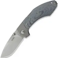 MKM-Maniago Knife Makers Hero - Stonewashed - Denim Micarta fällkniv, blå