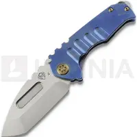 Medford Genesis T S45VN Tumbled Tanto fällkniv, Blue