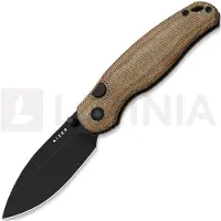 Kizer Cutlery Phoca BD 14C28N fällkniv, Brown Norplex UltreX, Black Stonewash