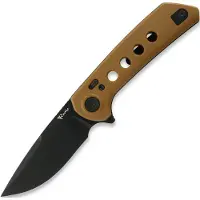 Reate PL-XF Tan G-10 fällkniv, PVD
