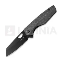 Kizer Cutlery Sparrow S45VN fällkniv, Marble CF/Black Titanium, PVD