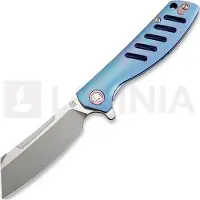 Artisan Cutlery Tomahawk Framelock M390 Small fällkniv, blå