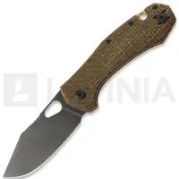 GiantMouse ACE Atelier fällkniv, burlap micarta