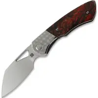 Olamic cutlery WhipperSnapper BL Sheepsfoot, Jeweled Ti, Satin