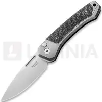 Lionsteel Twain TW-GY-CF Titanium, Carbon Fiber, pocket knife, Gianni Pauletta design