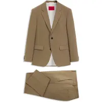 HUGO Two-piece slim-fit suit in a stretch wool blend