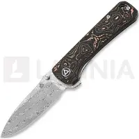QSP Knife Hawk Linerlock Copper Foil CF fällkniv