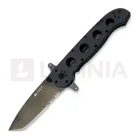 CRKT M16-14SF Black Aluminum, Triple Point Serrations, pocket knife, Kit Carson Design