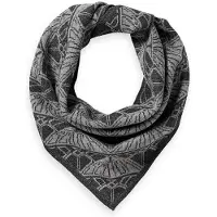 Scotch & Soda Jacquard Knitted Triangle Halsduk