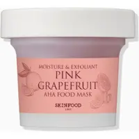 Skinfood Pink Grapefruit AHA Lugnande Matmask 120g (Ton & Textur Glow Rosa Grapefrukt Förpackning) gray