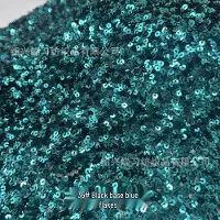 VividTrove Prickig 18-färgad 5 mm bubbelbroderi elastisk mesh paljettklänningstyg med 3D hängande paljetter och pärlbroderi