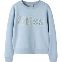 Name it Sweatshirt 'NKFKASTO' ljusblå / silver / vit
