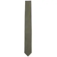 HUGO Silk-blend tie with jacquard weave
