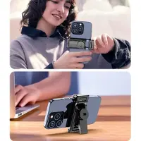 Wozinsky Selfiestång WC1Y2S 1,3 m teleskopiskt stativ i aluminiumlegering med mobilhållare - svart