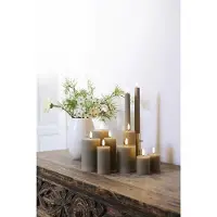 Sirius Home Sirius Smilla Genopladelig Mini Bloklys - Varm Grå - 2 stk