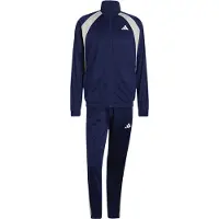 Adidas Träningsdräkt 'Colorblock' mörkblå / ljusgrå / vit