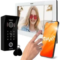 Eura VDP-99C5 WIDEOFON-telefon vit, WiFi, RFID, TUYA