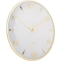 Karlsson väggklocka Sienna Glow white KA6017WH