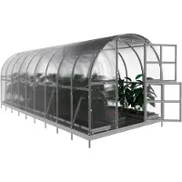 BAUMERA Växthus Klasika 3x6m med 6 mm polykarbonatbeläggning