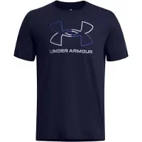 Under Armour Funktionstopp 'Foundation' blå / marinblå / vit