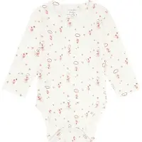 Hust and Claire Body l/ä - Bambu - HcBuller Gymnast - Ivory - - 1 år (80) - Body L/Ä