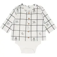 Hust and Claire Skjortbody l/ä - HcBonne - Ivory - - 62 - Body L/Ä
