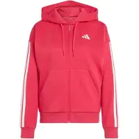 Adidas Essentials 3 Stripes Fleece Sweatshirt Med Dragkedja