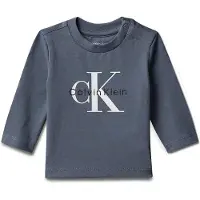 Calvin Klein Jeans T-shirt duvblå / vit
